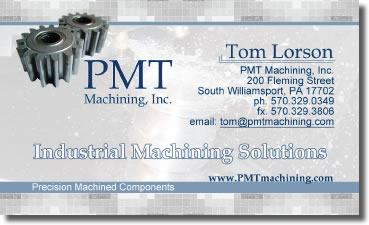 Tom Lorson - PMT Maching Inc. Prresident