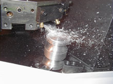 CNC Machining with Coolent